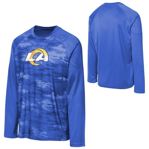 Outerstuff NFL Rams Boys Youth Win Zone Long Sleeve Tee