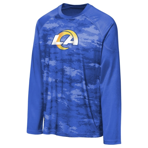 Outerstuff NFL Rams Boys Youth Win Zone Long Sleeve Tee