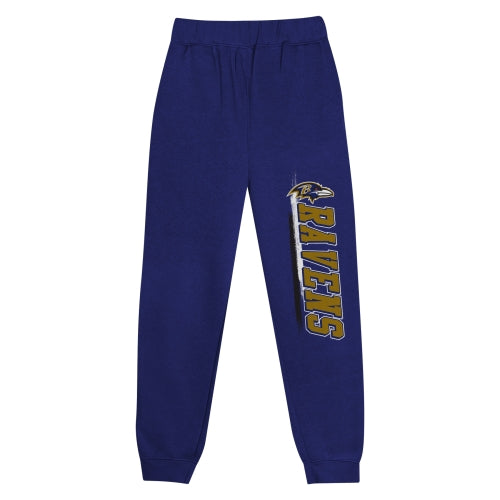 Outerstuff NFL Ravens Boys 4-18 Fleece Pants