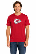 Outerstuff NFL Unisex Men's and Women's Primary Logo Short Sleeve Lightweight T-Shirt, Team Color, Kansas City Chiefs