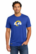 Outerstuff NFL Unisex Men's and Women's Primary Logo Short Sleeve Lightweight T-Shirt, Team Color, Los Angeles Rams