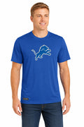 Outerstuff NFL Unisex Men's and Women's Primary Logo Short Sleeve Lightweight T-Shirt, Team Color, Detroit Lions