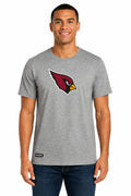 Outerstuff NFL Unisex Men's and Women's Primary Logo Short Sleeve Lightweight T-Shirt, Grey, Arizona Cardinals