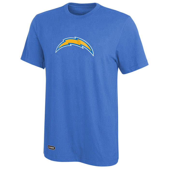 Outerstuff NFL Unisex Men's and Women's Primary Logo Short Sleeve Lightweight T-Shirt, Team Color, Los Angeles Chargers