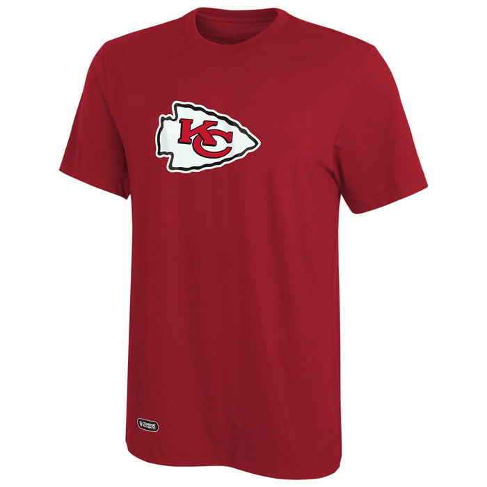 Outerstuff NFL Unisex Men's and Women's Primary Logo Short Sleeve Lightweight T-Shirt, Team Color, Kansas City Chiefs