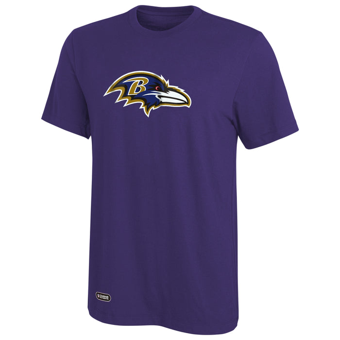 Outerstuff NFL Unisex Men's and Women's Primary Logo Short Sleeve Lightweight T-Shirt, Team Color, Baltimore Ravens