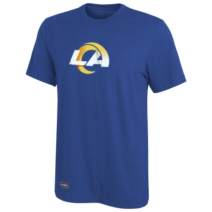 Outerstuff NFL Unisex Men's and Women's Primary Logo Short Sleeve Lightweight T-Shirt, Team Color, Los Angeles Rams