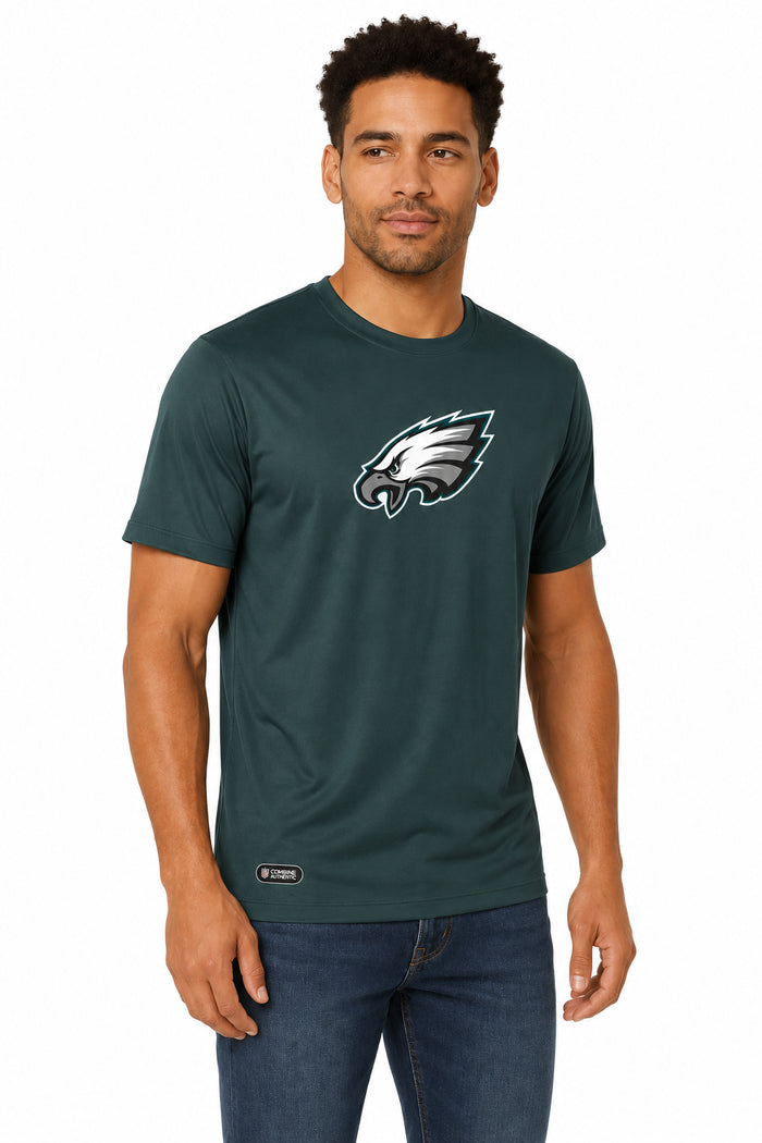 Outerstuff NFL Unisex Men's and Women's Primary Logo Short Sleeve Lightweight T-Shirt, Team Color, Philadelphia Eagles