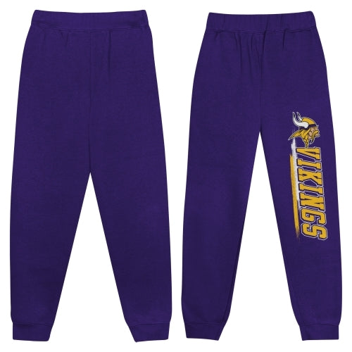 Outerstuff NFL Vikings Boys 4-18 Fleece Pants