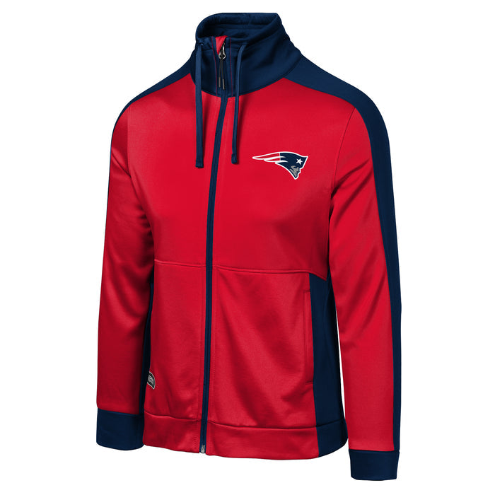 Outerstuff NFL Womens Speed Grip Fz High Mock Jacket, New England Patriots