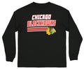 Outerstuff NHL Chicago Blackhawks Boys/Youth 8-20 Long Sleeve Tee, Black