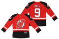 Outerstuff NHL Devils Long Sleeve Taylor Hall Boys 4-18 Player Jersey Top Team Color