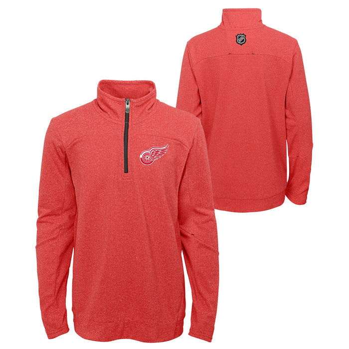 Outerstuff NHL Red Wings Polymer Quarter Zip