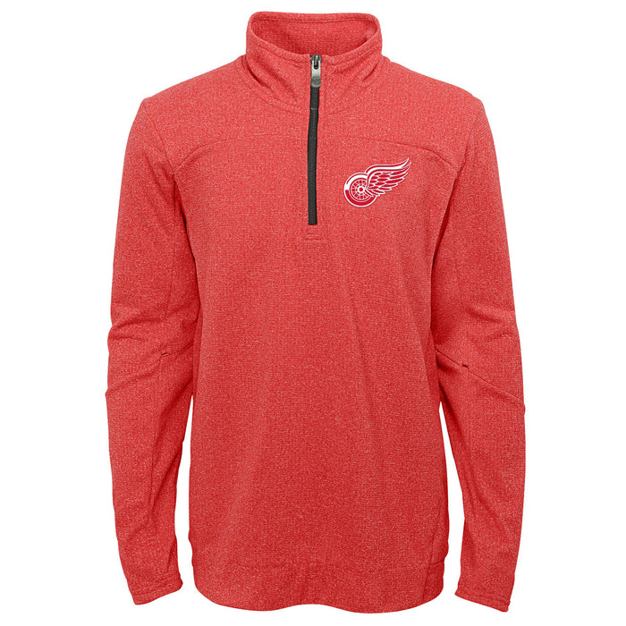 Outerstuff NHL Red Wings Polymer Quarter Zip