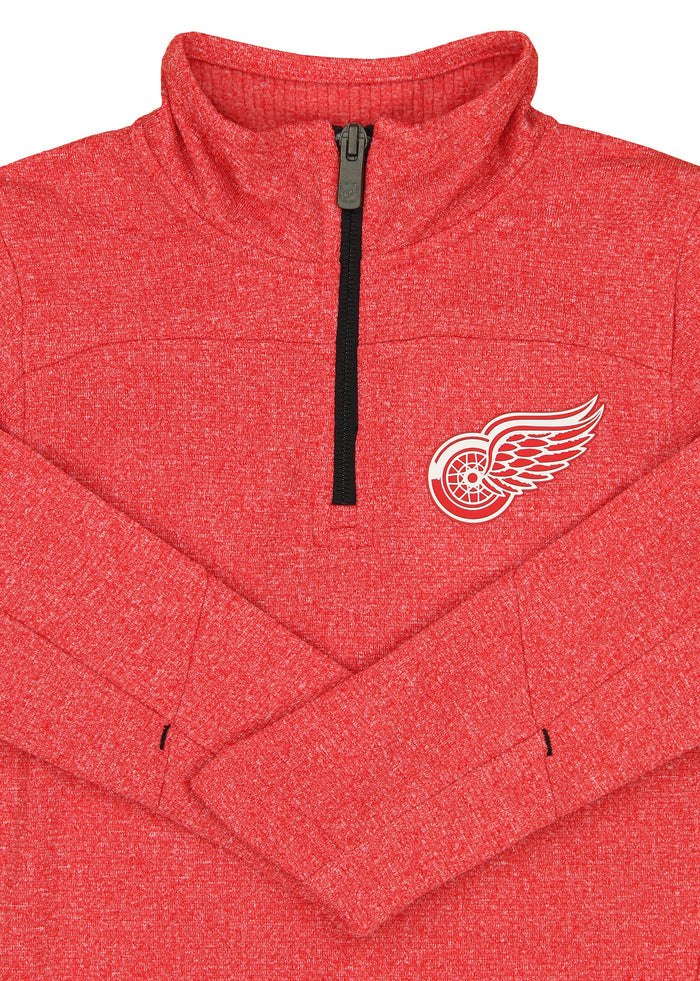 Outerstuff NHL Red Wings Polymer Quarter Zip