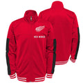Outerstuff NHL Youth Boys 8-20 Goal Line Full Zip Performance Fleece Jacket, Detroit Red Wings
