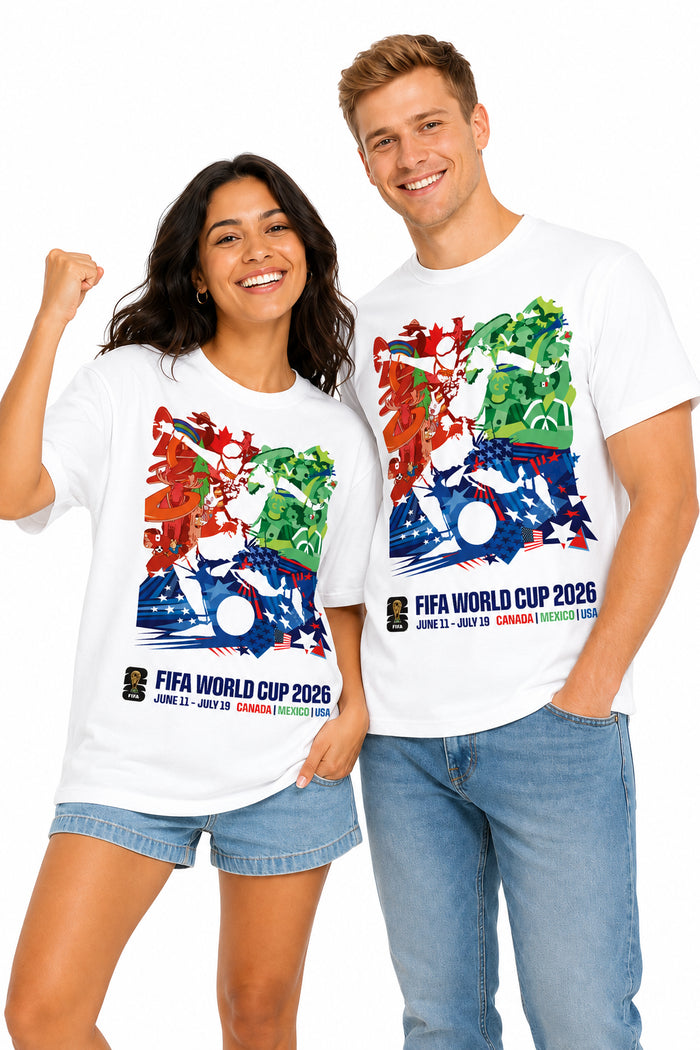 Outerstuff Official FIFA Football World Cup Fwc26 Tournament Poster Tee