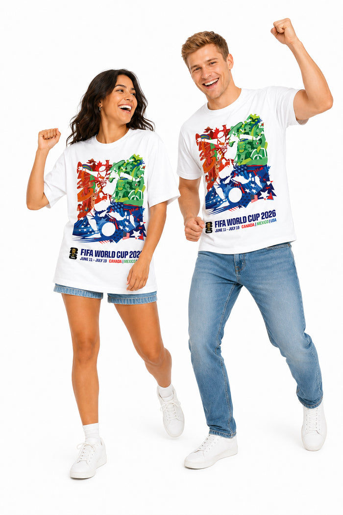 Outerstuff Official FIFA Football World Cup Fwc26 Tournament Poster Tee