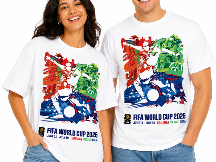 Outerstuff Official FIFA Football World Cup Fwc26 Tournament Poster Tee