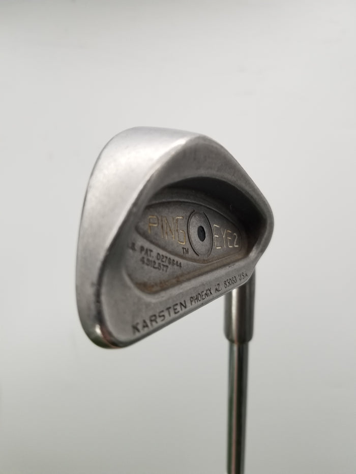 PING EYE 2 3 IRON STIFF KARSTEN STEEL 38.75" BLACK DOT GOOD