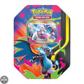 Pokemon TCG: Mega Charizard X Tin English Pack 10-10300-120X Maxsoft