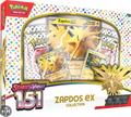 Pokemon TCG: Scarlet & Violet — 151 Collection Zapdos ex Box Pokemon TCG Maxsoft