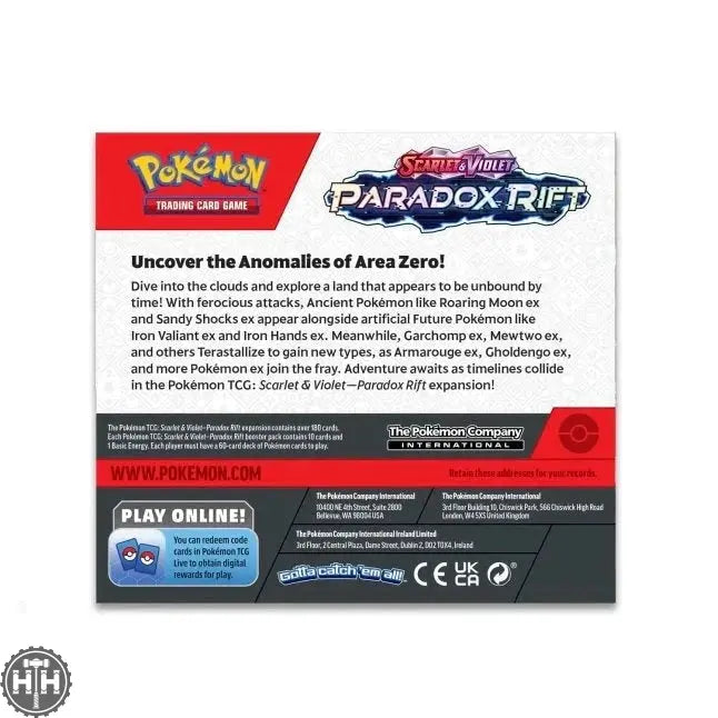 Pokemon TCG Sv04 Booster Box Pokemon TCG Maxsoft