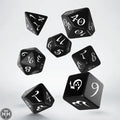 Q-Workshop: Classic RPG Black & white Dice Set Q-Workshop