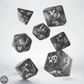 Q-Workshop: Classic RPG Smoky & white Dice Set Q-Workshop