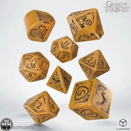 Q-Workshop: Game of Thrones. Baratheon Dice Set Dice Sets Q-Workshop