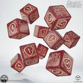 Q-Workshop: Game of Thrones. Lannister 10xD6 Dice Set Dice Sets Q-Workshop
