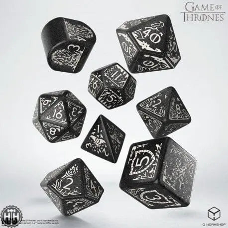 Q-Workshop: Game of Thrones. Night's Watch Dice Set Dice Sets Q-Workshop