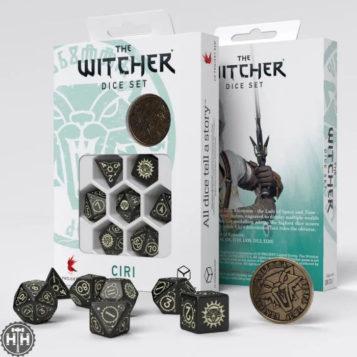 Q-Workshop: The Witcher Dice Set. Ciri. The Zireael (2025) Dice Sets Q-Workshop
