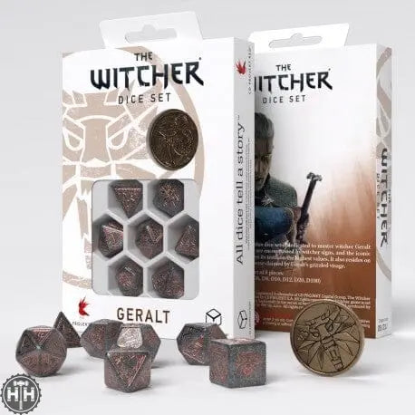 Q-Workshop: The Witcher Dice Set. Geralt - Price of Neutrality (2025) Dice Sets Q-Workshop
