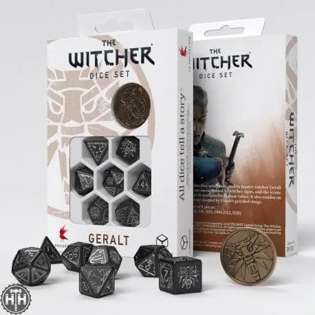 Q-Workshop: The Witcher Dice Set. Geralt - Silver Sword (2025) Dice Sets Q-Workshop