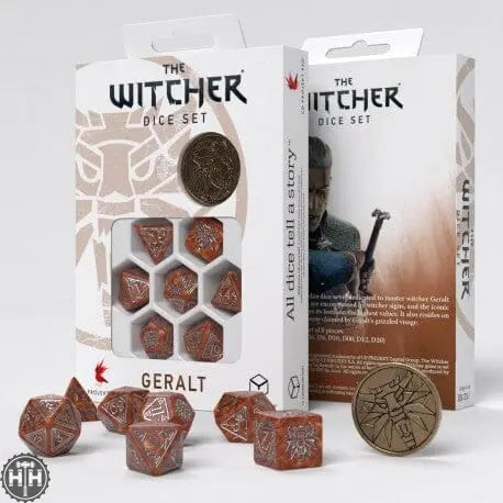 Q-Workshop: The Witcher Dice Set. Geralt - The Monster Slayer (2025) Dice Sets Q-Workshop