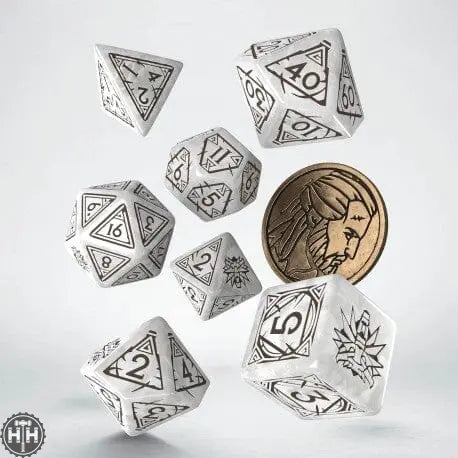 Q-Workshop: The Witcher Dice Set. Geralt - The White Wolf (2025) Dice Sets Q-Workshop