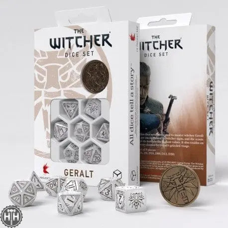 Q-Workshop: The Witcher Dice Set. Geralt - The White Wolf (2025) Dice Sets Q-Workshop