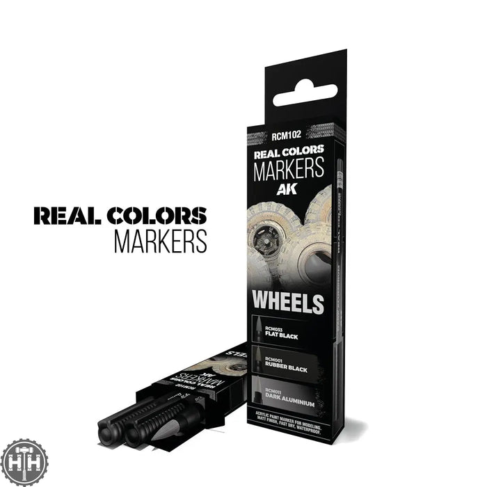 RCM102 Wheels - Set of 3 AK Markers AK Interactive