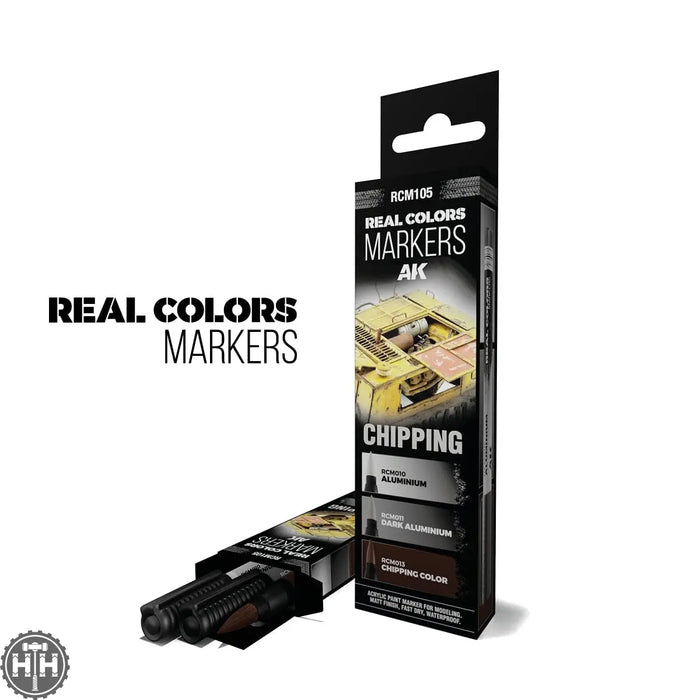RCM105 Chipping - Set of 3 AK Markers AK Interactive