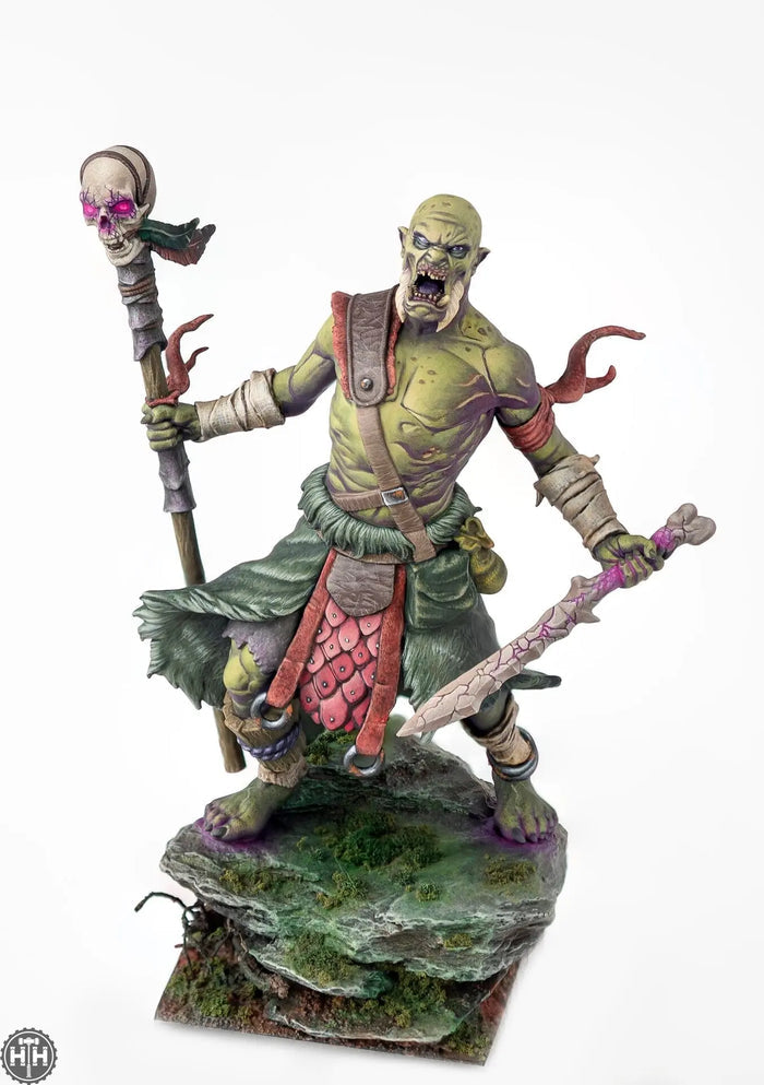 Realms of Tiberium: Rashek, Orc Necromancer (Orc) Figure Realms of Tiberium
