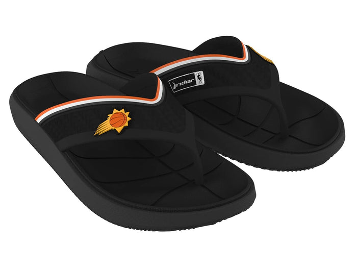 Rider NBA Men's Block Thong Sandal, Phoenix Suns