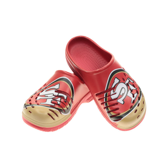 San Francisco 49ers 2023 Family Dollar Split Color Clog - Mens