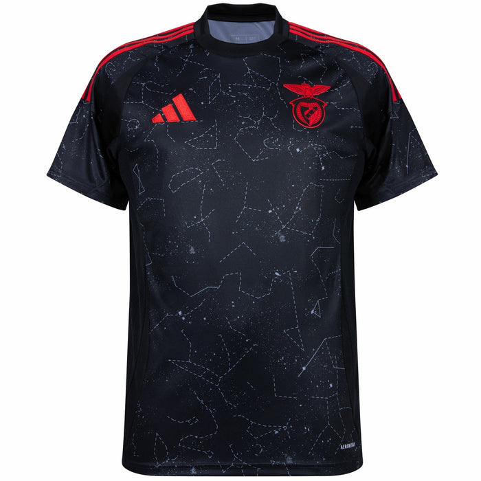 Adidas SL Benfica Away Jersey Mens Black Matchwear