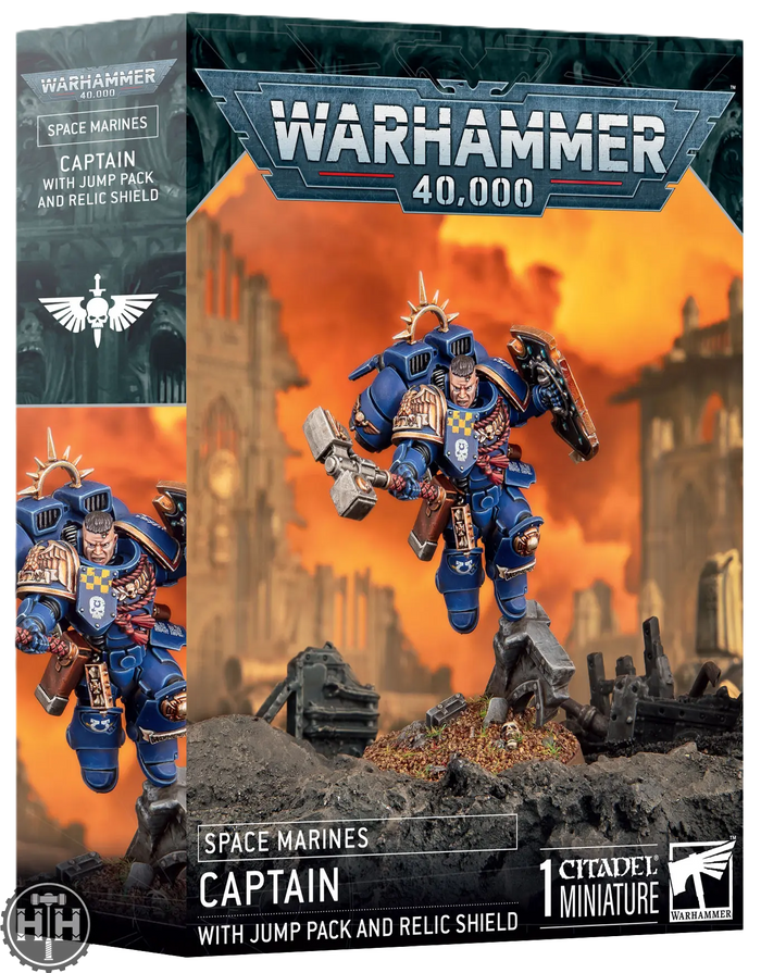 Space Marines: Captain With Jump Pack & Relic Shield Games Workshop