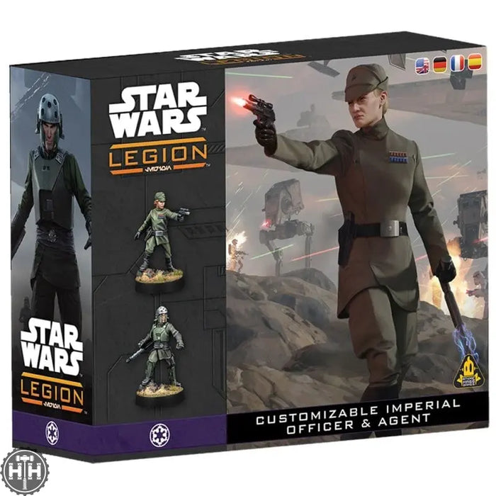 Star Wars Legion: Customizable Imperial Officer & Agent Galactic Empire Atomic Mass Games