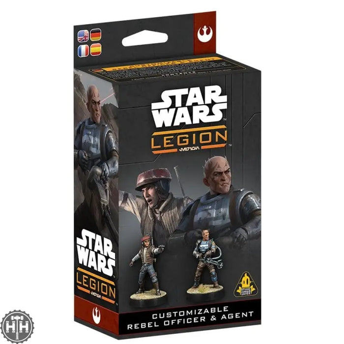 Star Wars Legion: Customizable Rebel Officer & Agent Rebel Alliance Atomic Mass Games