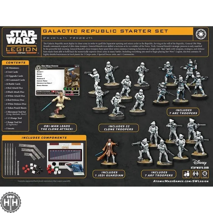 Star Wars Legion: Galactic Republic Starter Set (2025) Galactic Republic Atomic Mass Games