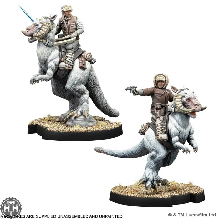 Star Wars Legion: Han Solo & Luke Skywalker On Tauntaun Atomic Mass Games