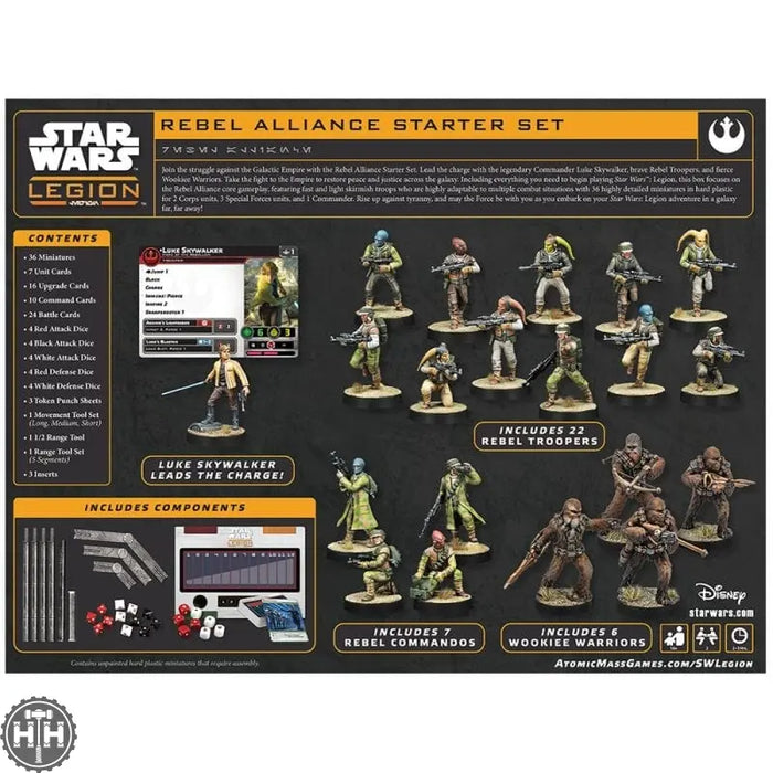 Star Wars Legion: Rebel Alliance Starter Set (2025) Rebel Alliance Atomic Mass Games